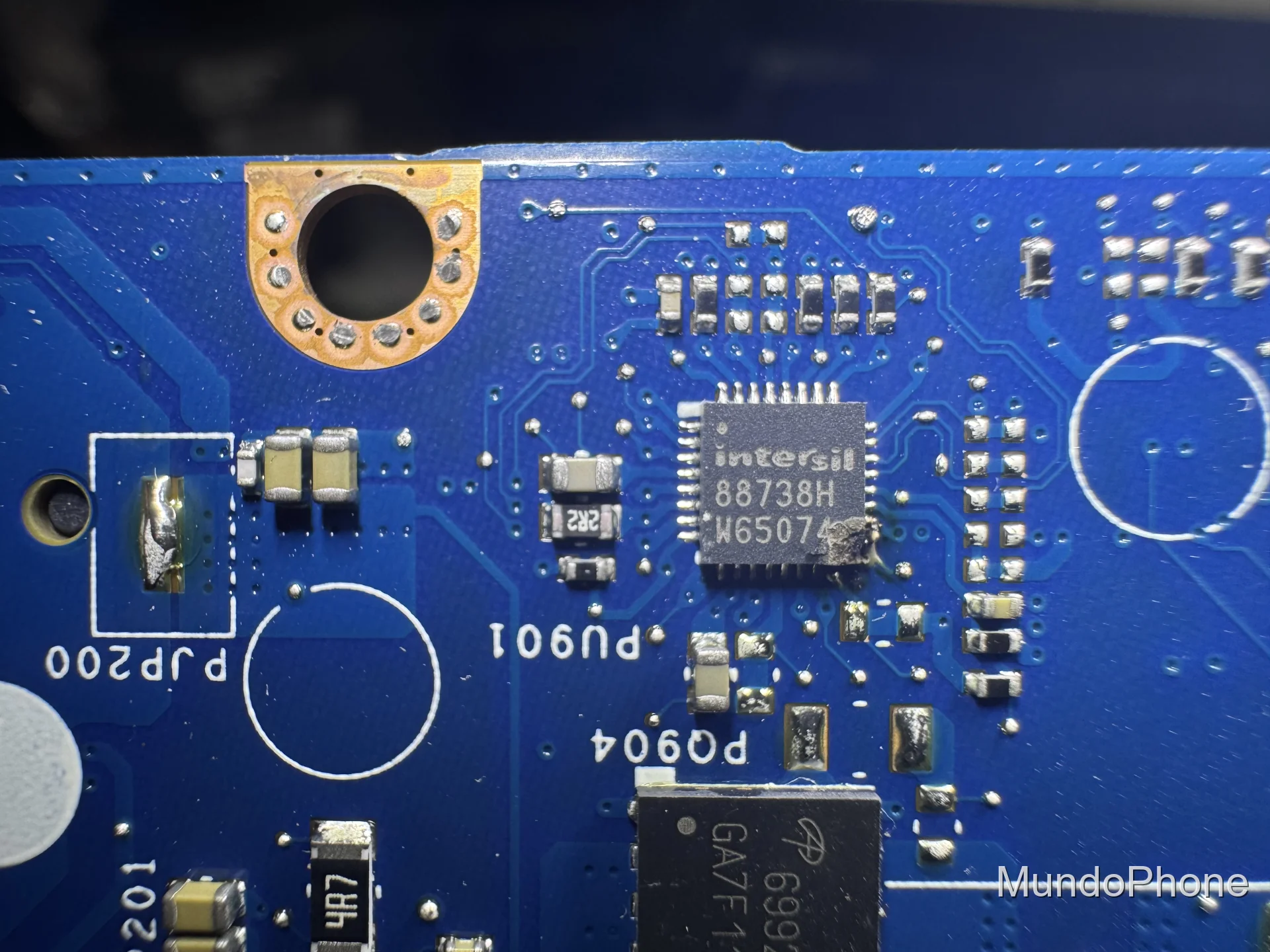 Chips Intersil 88738H quemado