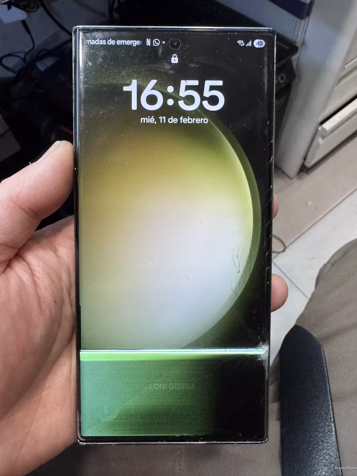 Pantalla Samsung S22 Ultra Roto