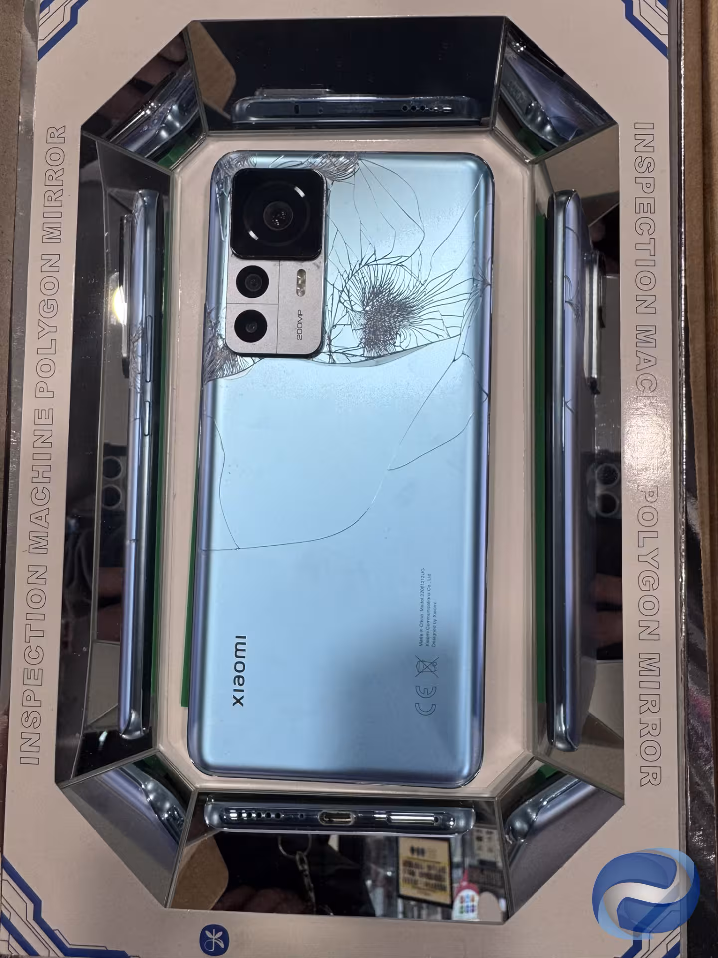 Xioami 12T Pro Tapa rota Azul